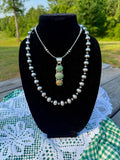 Three Stone Kingman Pendant