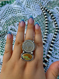 Kingman & Buffalo Nickel Ring
