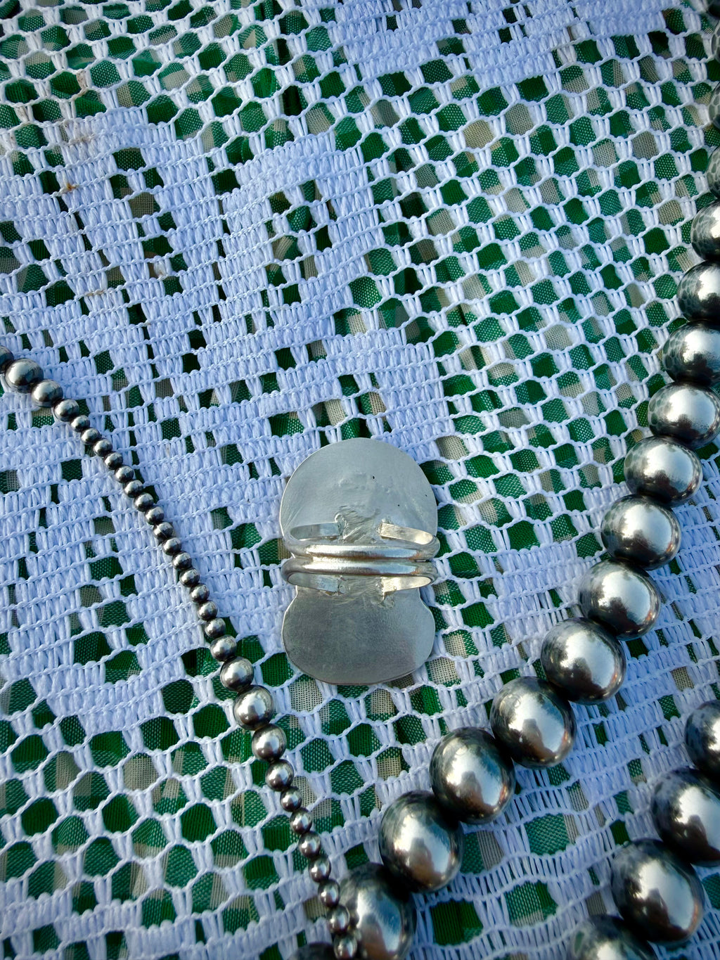 Kingman & Buffalo Nickel Ring
