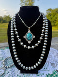 Howlite Zia Pendant