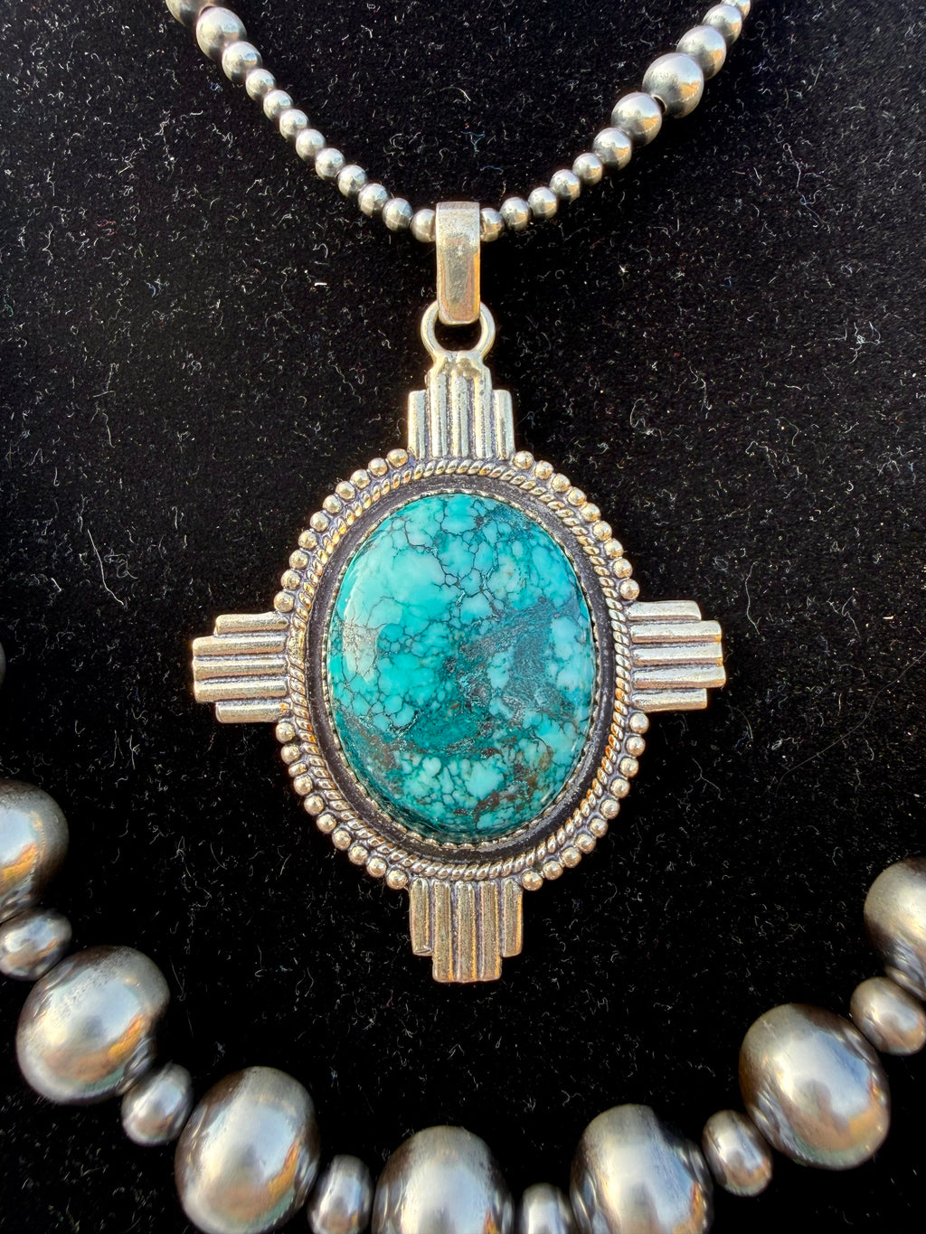 Howlite Zia Pendant