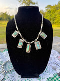 Five Pendant Statement Necklace