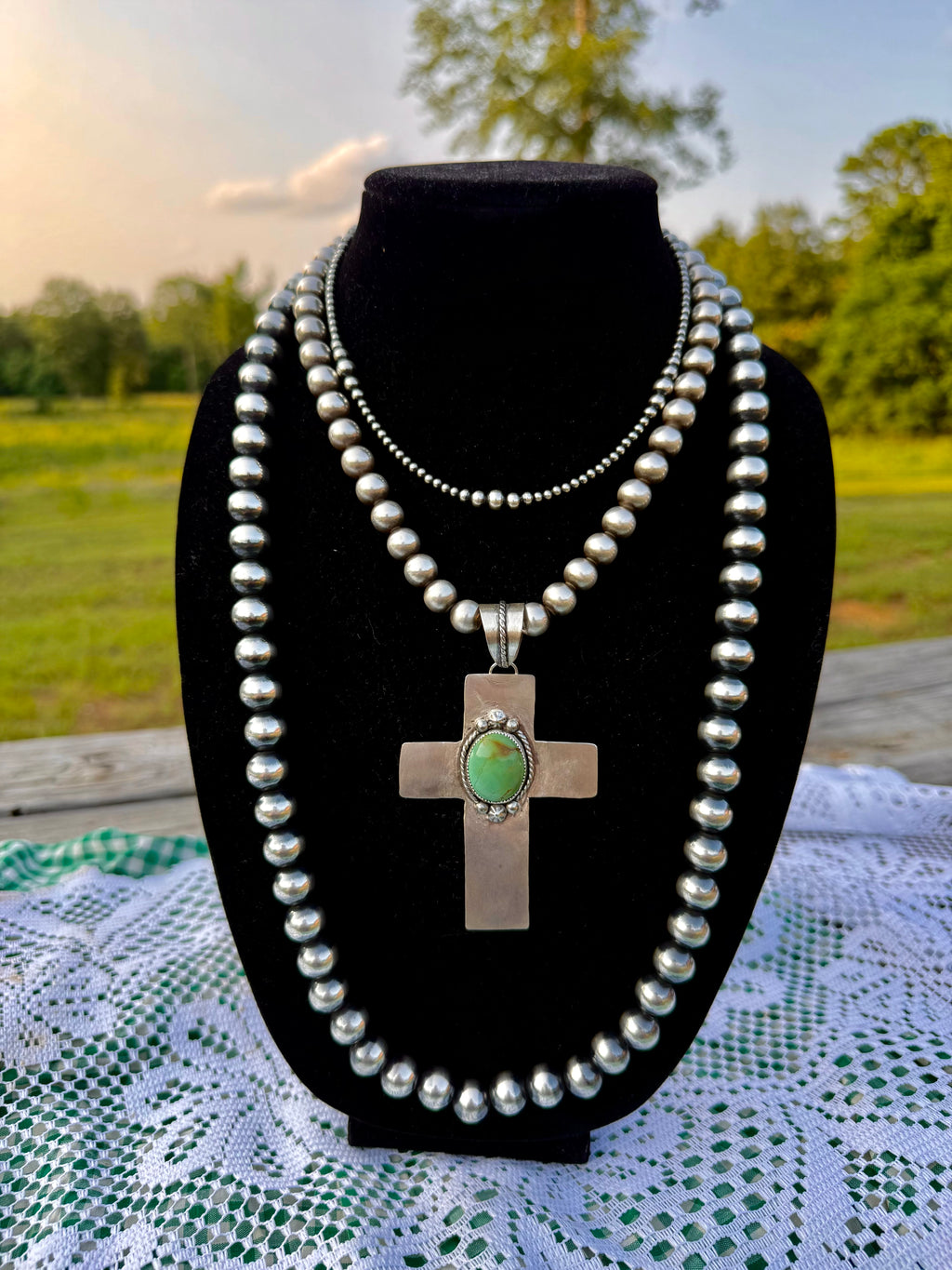 Kingman Cross Pendant